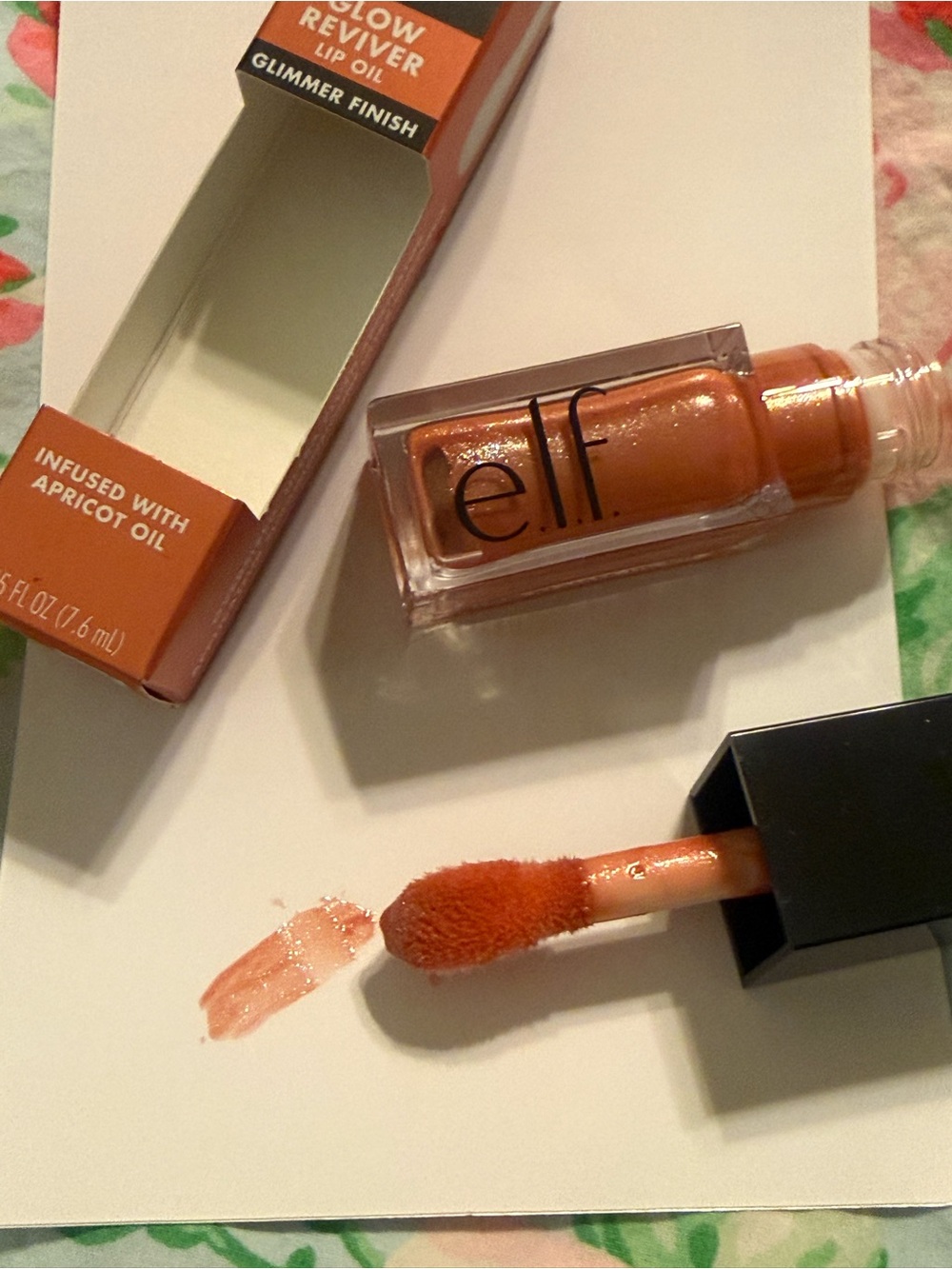 Super Neutral Glimmer & Shine Finish sheer lip oil infused with apricot oil